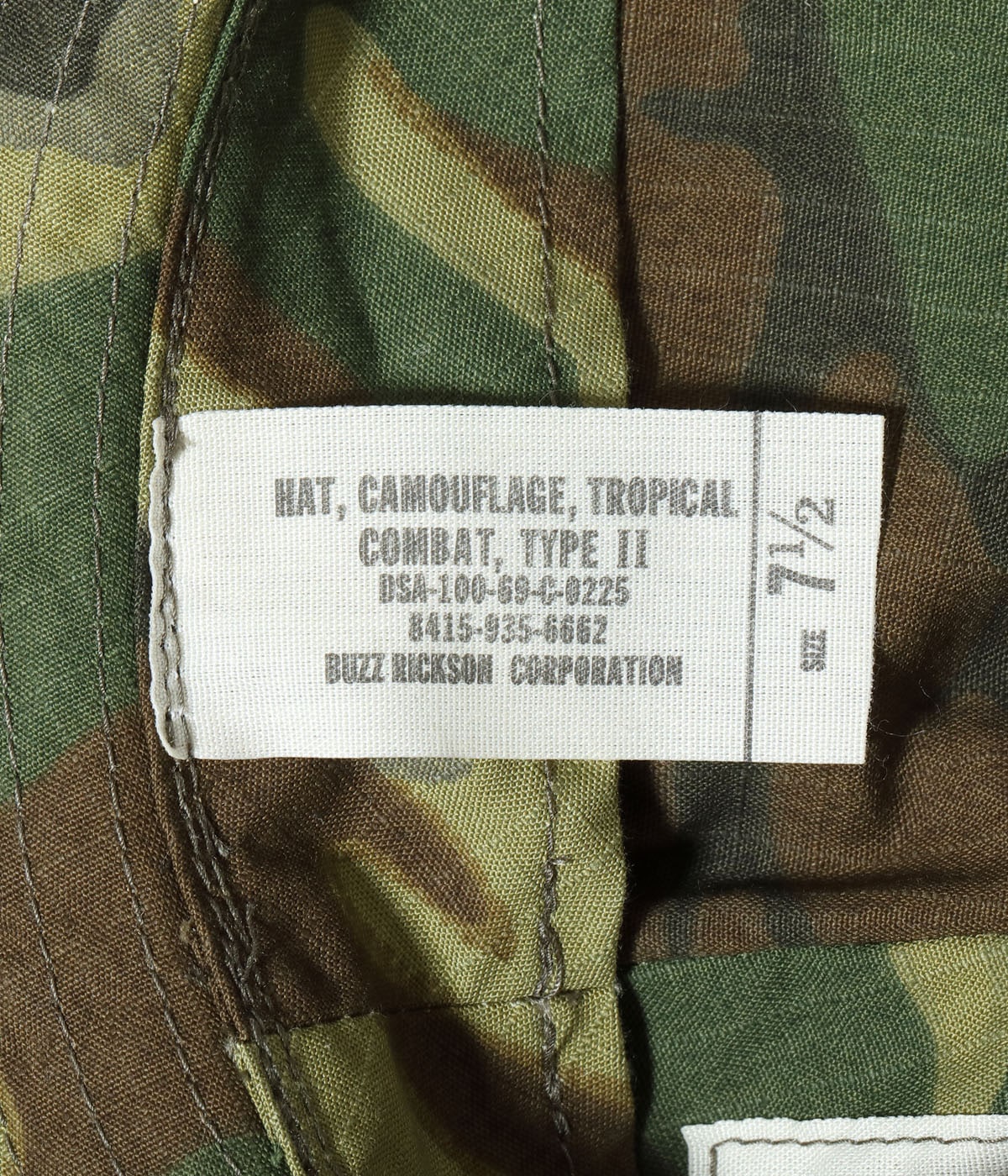 ERDL CAMOUFLAGE BONNIE HAT