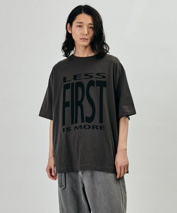 6 Ounce Front Logo Print Crew Neck T-Shirt / Print T-Shirt PRINT BIG FIRST