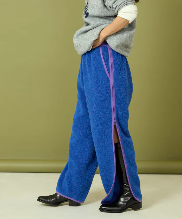 Side Zipper Fleece Pants