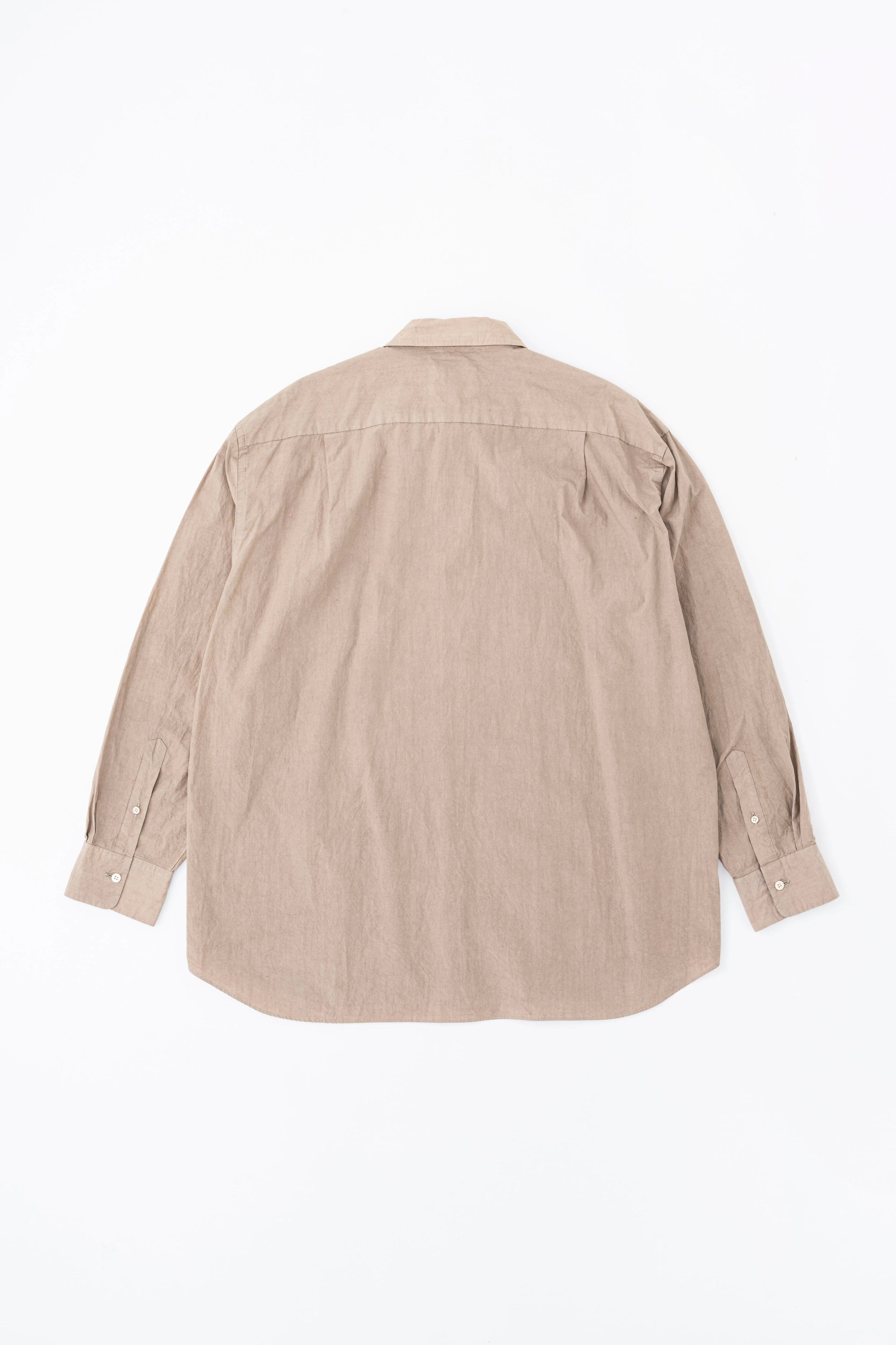 REGULAR COLLAR SHIRT（NATURAL GARMENT DYE）