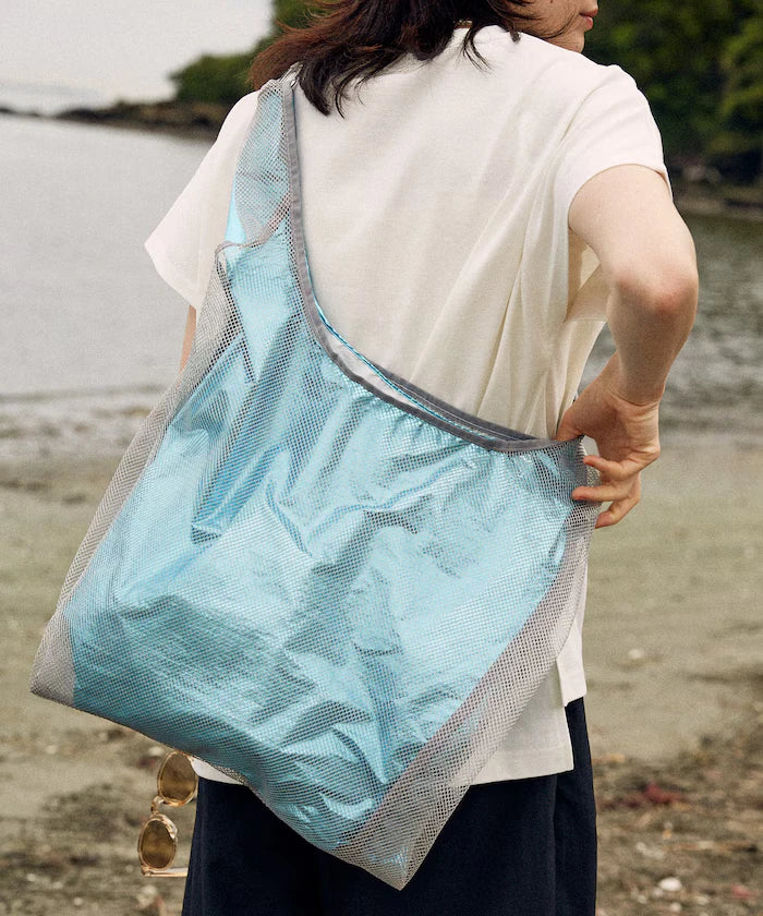 Multiway Frill Shoulder Layered Mesh Bag