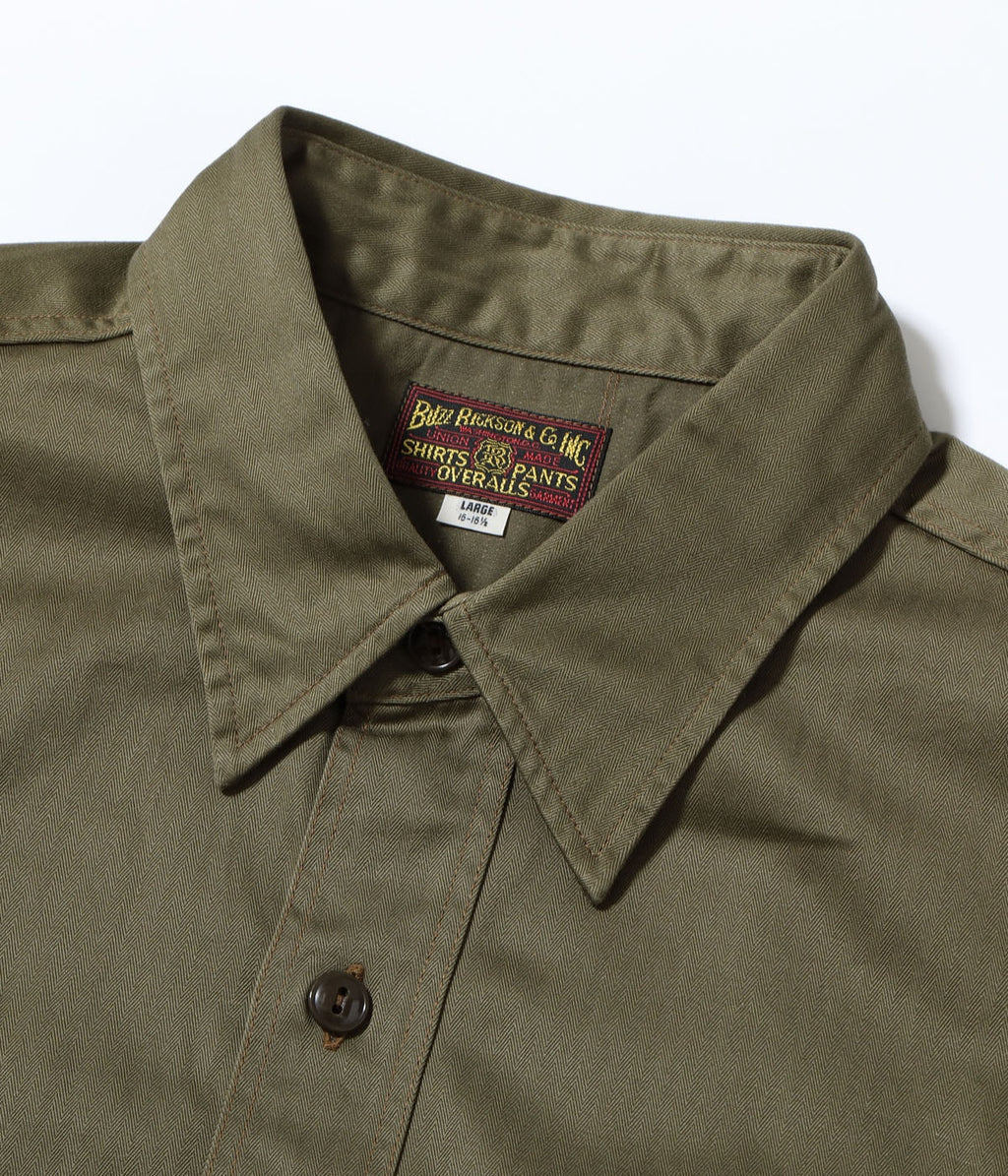 Herringbone Work Shirt (Short Sleeve)
