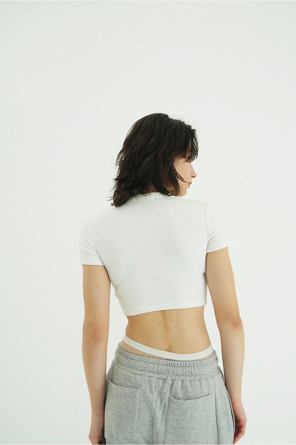 LOGO CROPPED TIGHT TEE