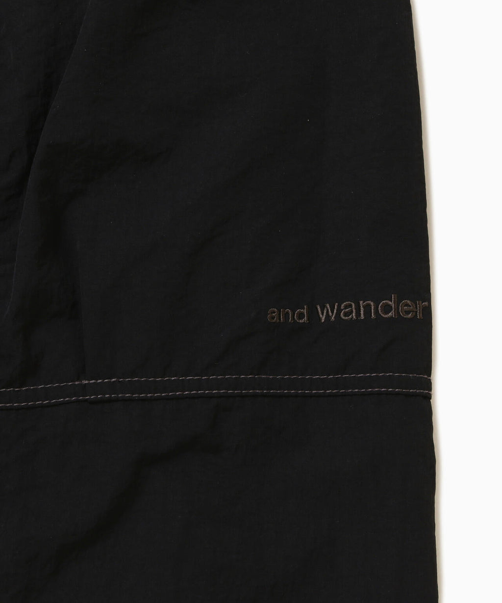 crinkled nylon skirt (W)