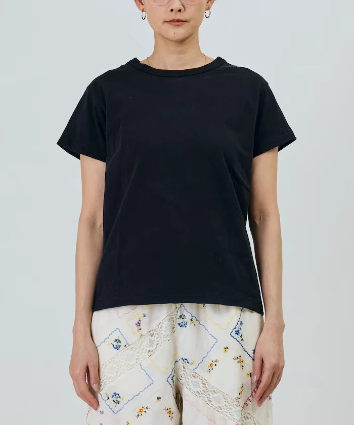 Oil Cut Processing Crew Neck T-Shirt