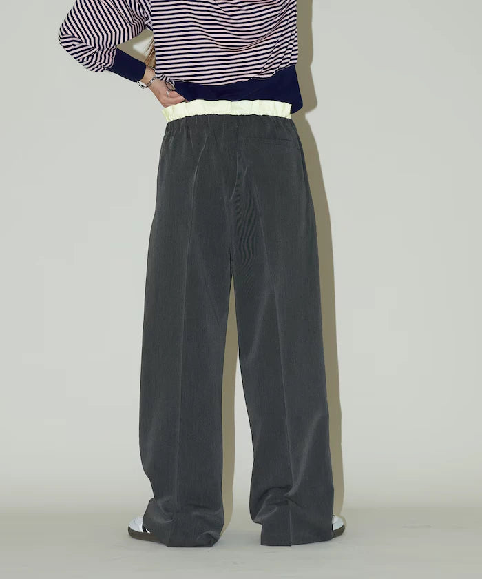 West Shearing Panel Easy Slacks Pants Limited Edition