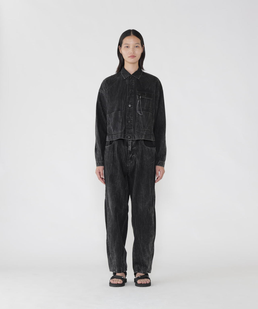 bleach twill shirts jacket
