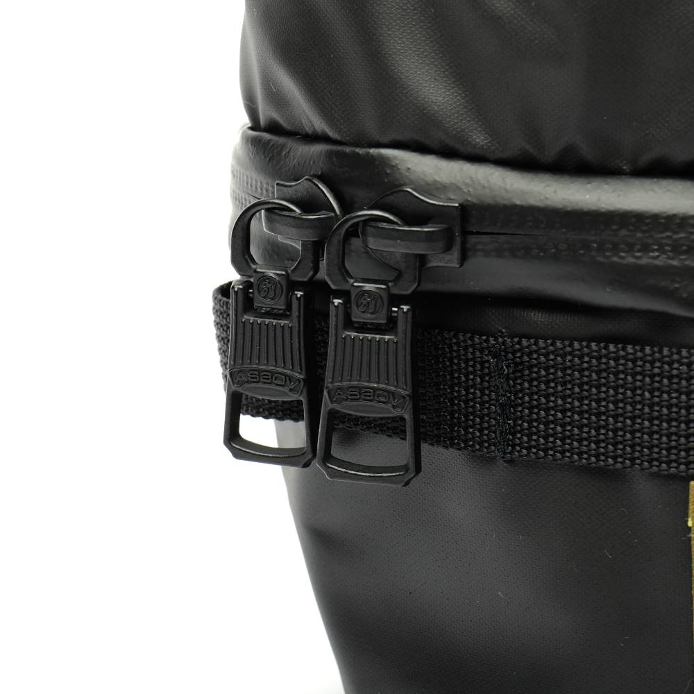 NYLON POLYCARBONATE 2ROOM POUCH sizeS/ BLACK