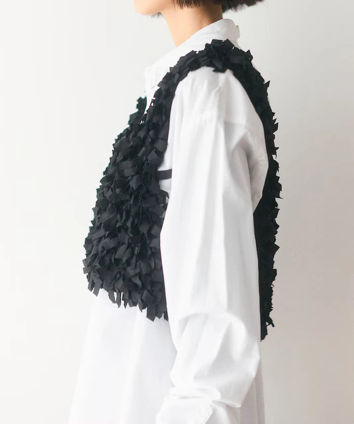 Tape Yarn Hand Knitted Bustier