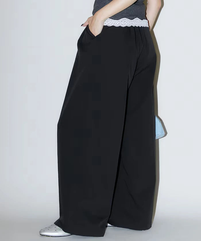 2-pleat slacks pants limited edition