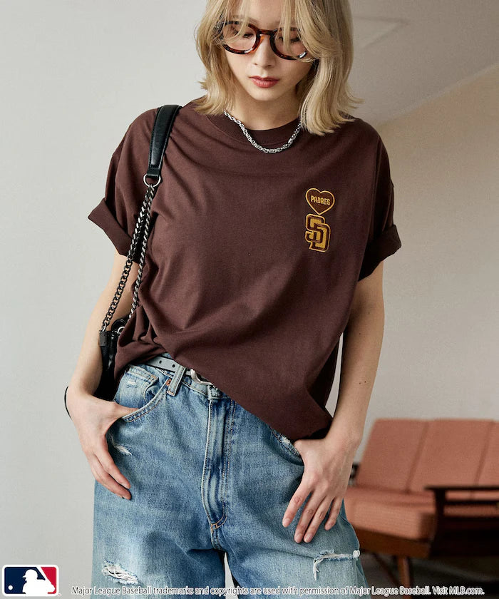MLB One Point Heart T-Shirt