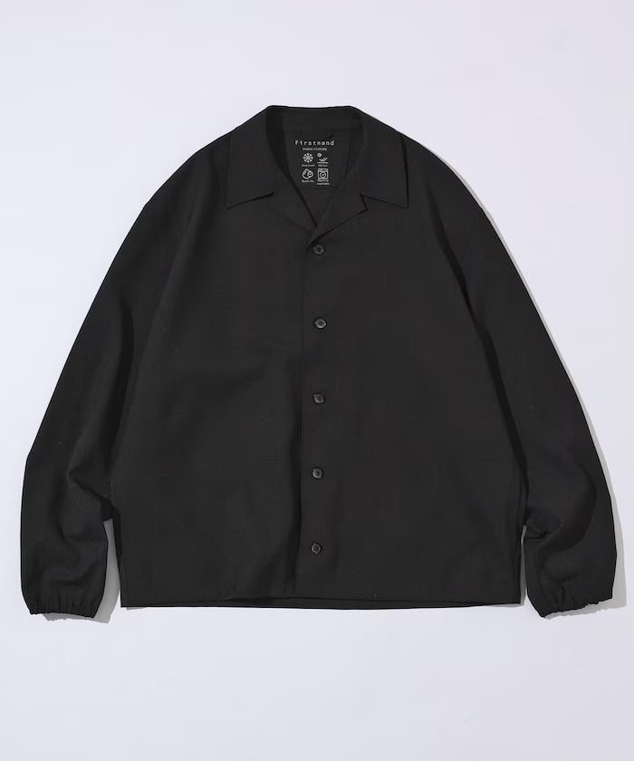 Functional Material Oversized CPO Shirt & Wide Easy Pants Setup / Washable / UV Cut / Quick Dry / Contact Cooling
