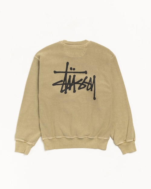 BASIC STÜSSY CREW PIGMENT DYED