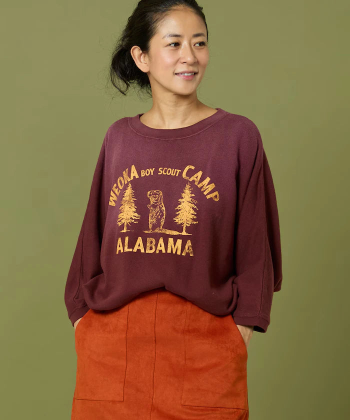 Fade Print Dolman Sweat