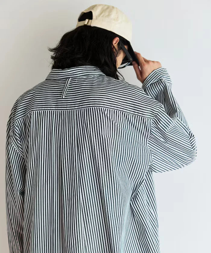 <New Color Added> Relaxed Fit Broad Shirt / Regular Collar / Long Sleeve