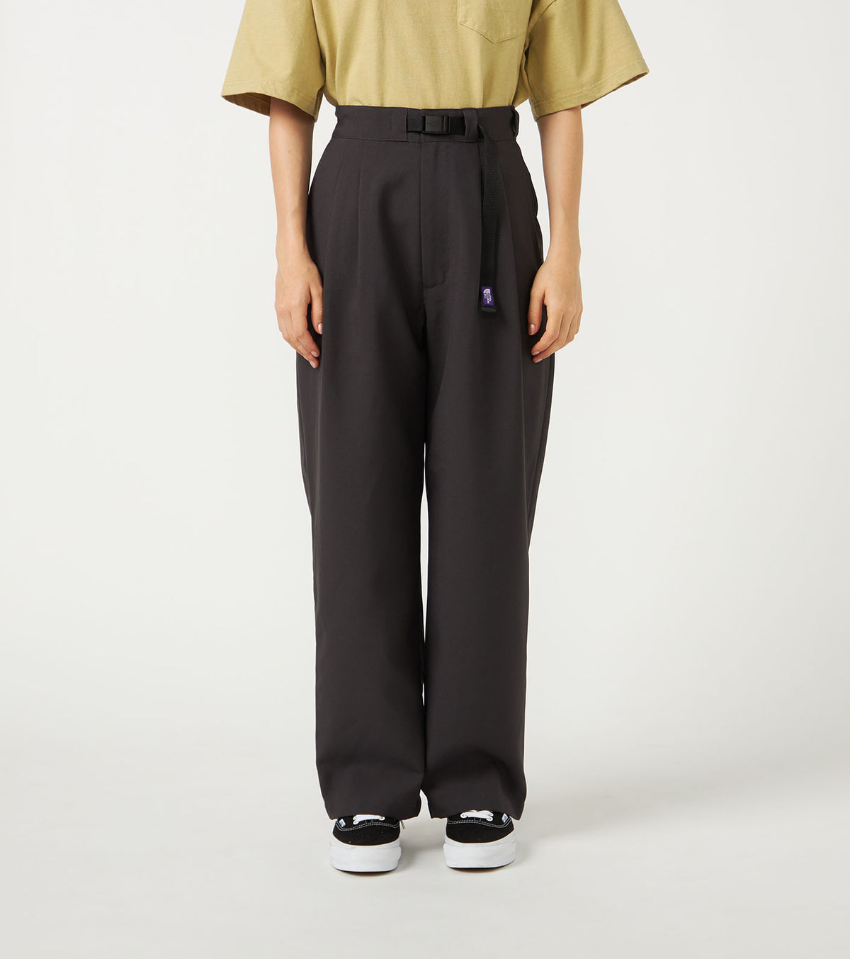 Polyester Tropical Field Tuck Pants