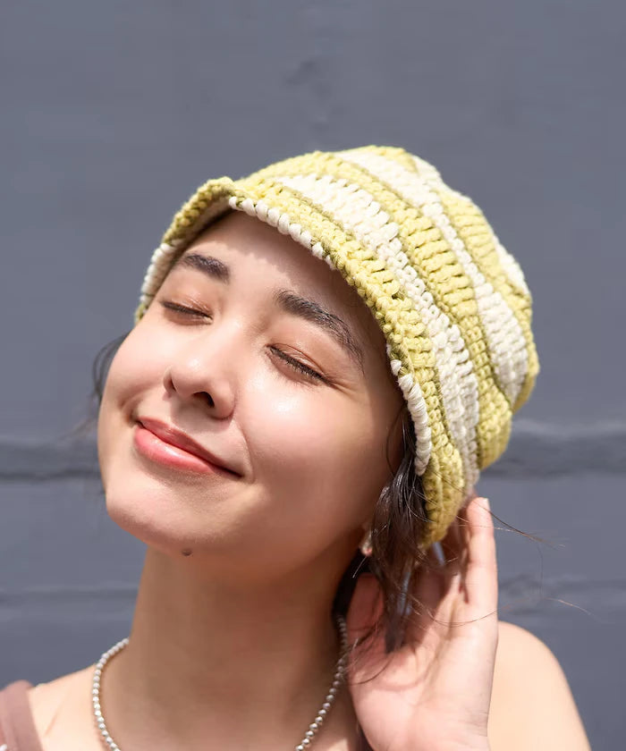 Wave Hand-Woven Knit Hat