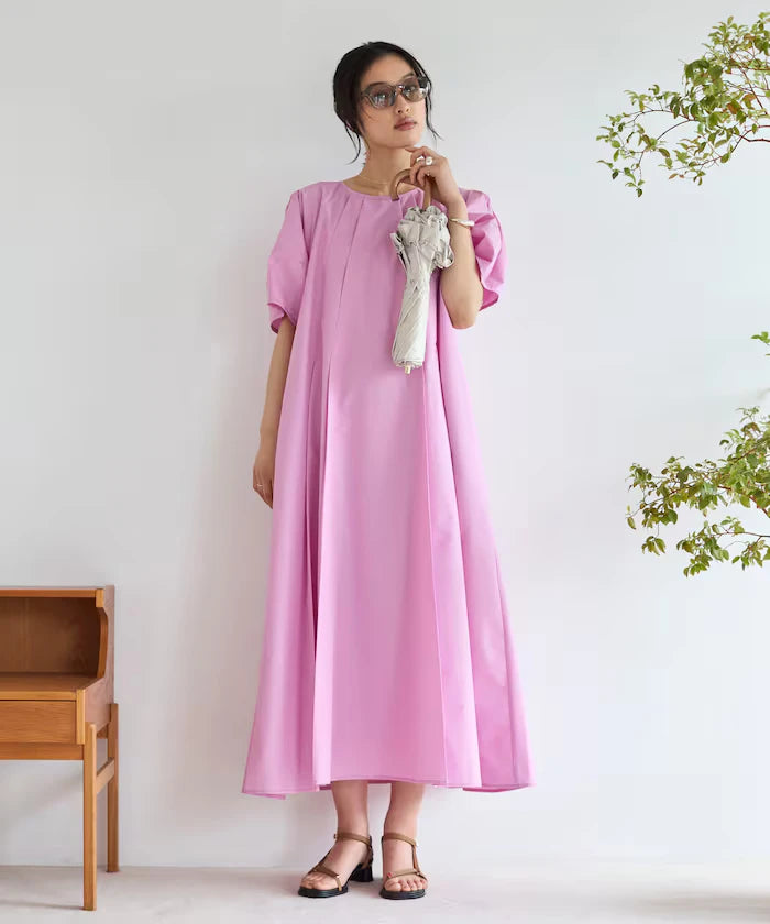 Balloon Sleeve 2WAY Dress / 5 Minute Sleeve