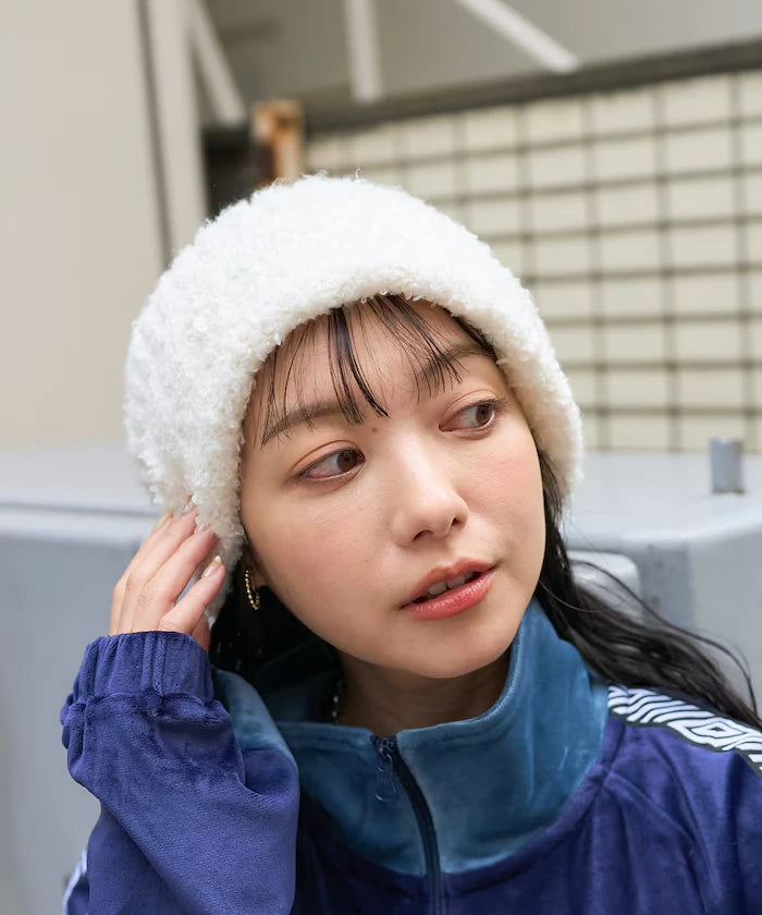Boucle Knit Cap