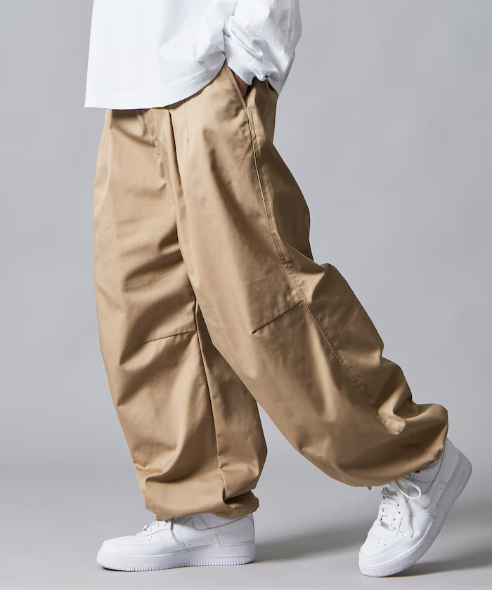 Wide Silhouette Military Circus Pants Snow Pants [Limited Edition]