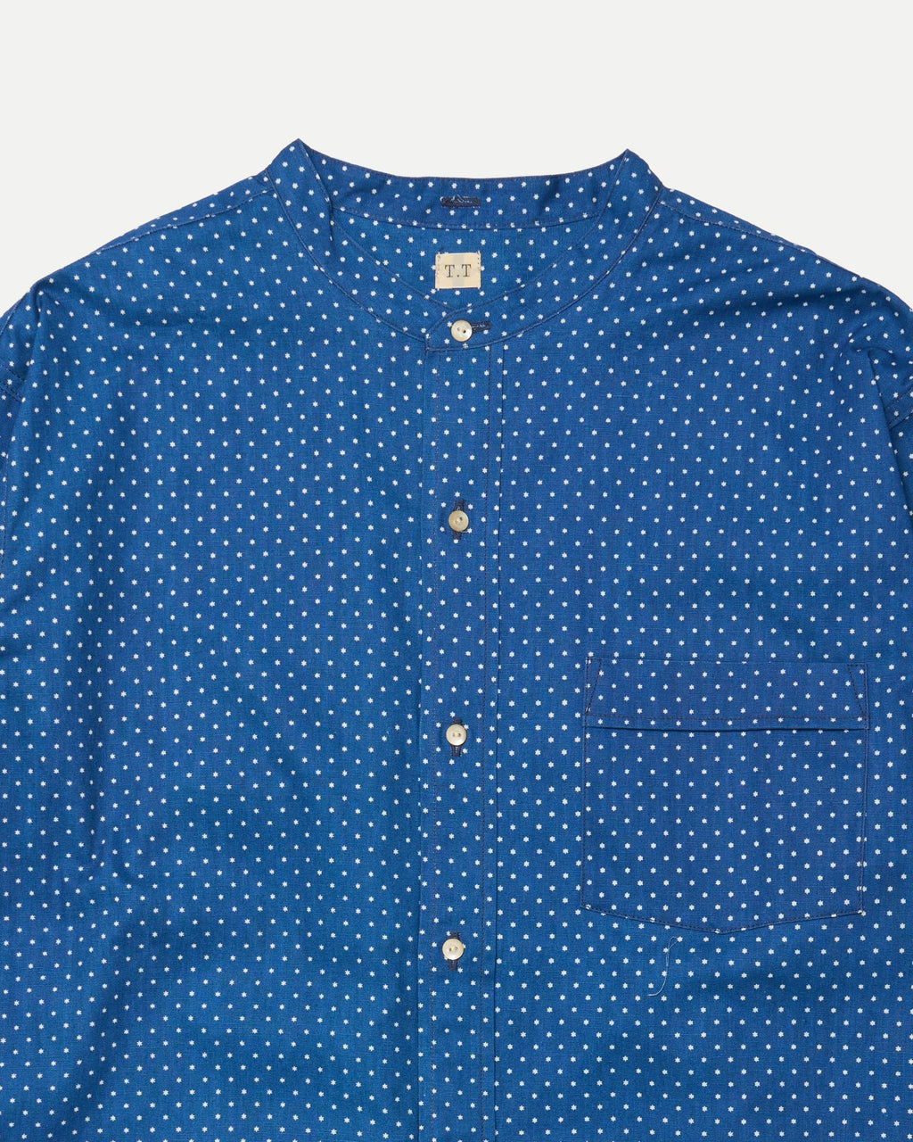 LOT.104 BAND COLLAR SHIRT