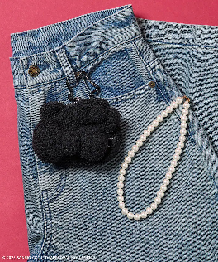 Hello Kitty Fuzzy Charm Pouch
