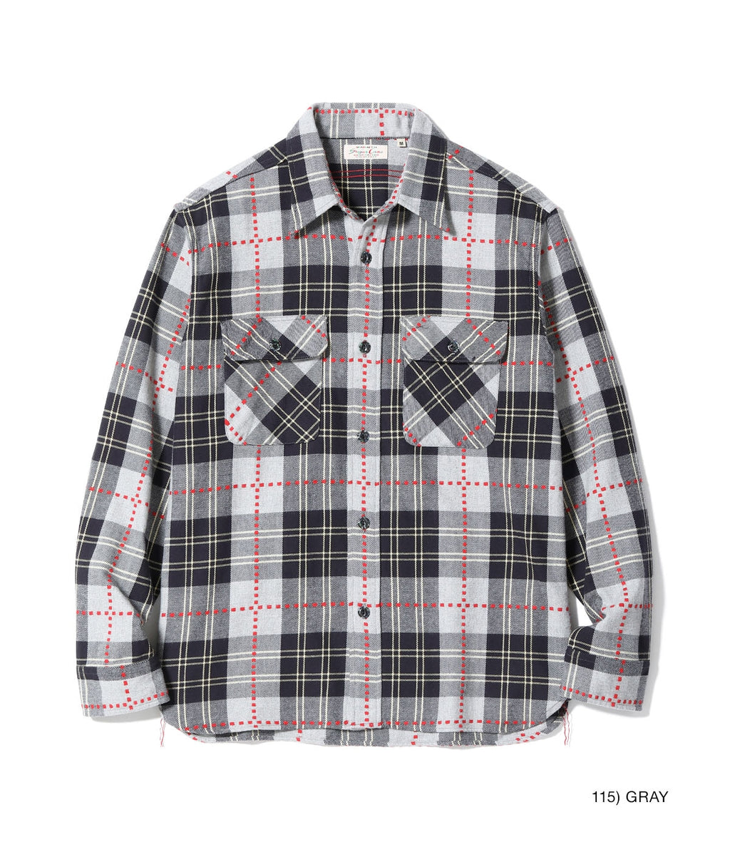 FICTION ROMANCE DOBBY CHECK WORK SHIRT