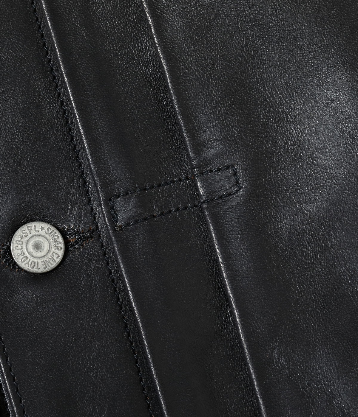 BLACK HORSEHIDE LEATHER JACKET 1953 MODEL