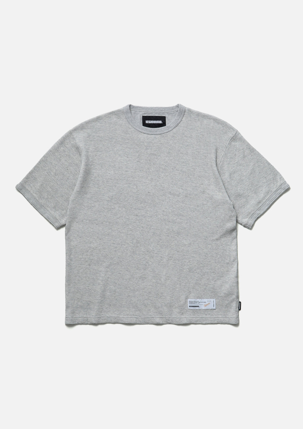 Honeycomb Fabric Crewneck Ss