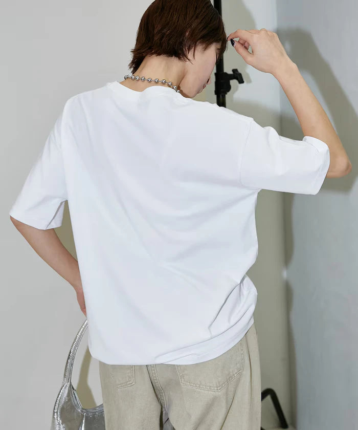 MLB One-Point Flower Embroidery T-Shirt