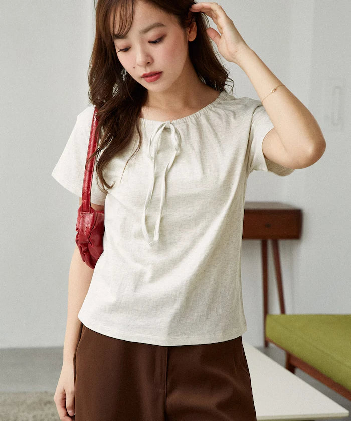 Drawstring Ribbon T-Shirt Limited Edition