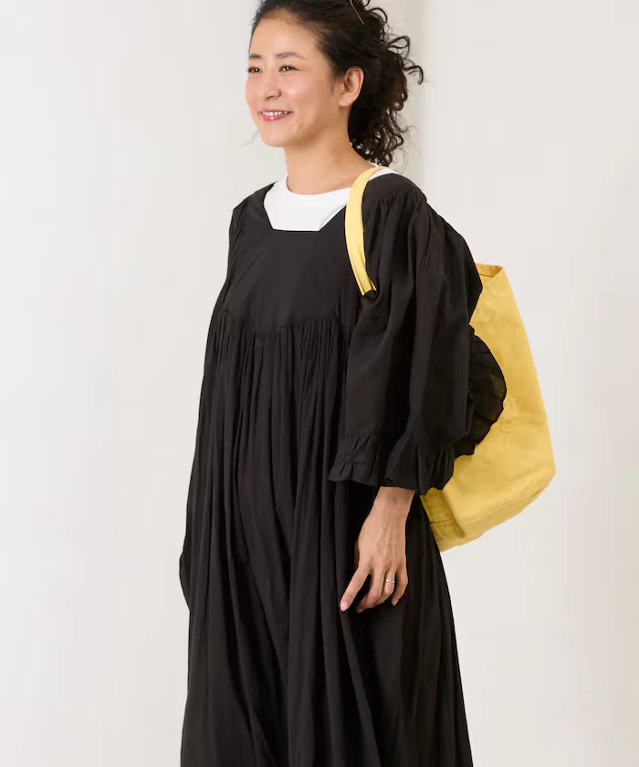 India Square Neck Frilled Dress