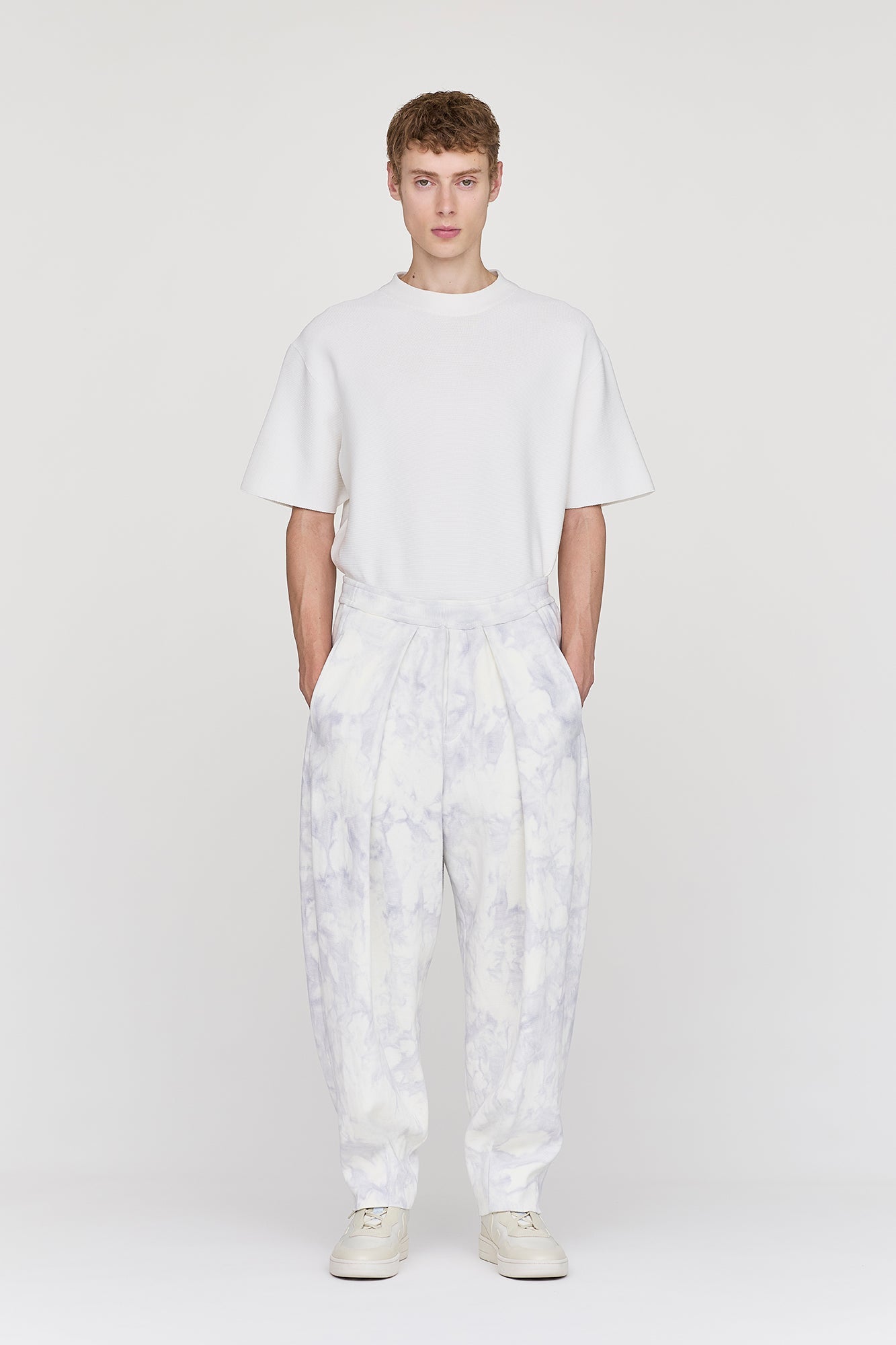 DYEING MILAN TUCKED PANTS