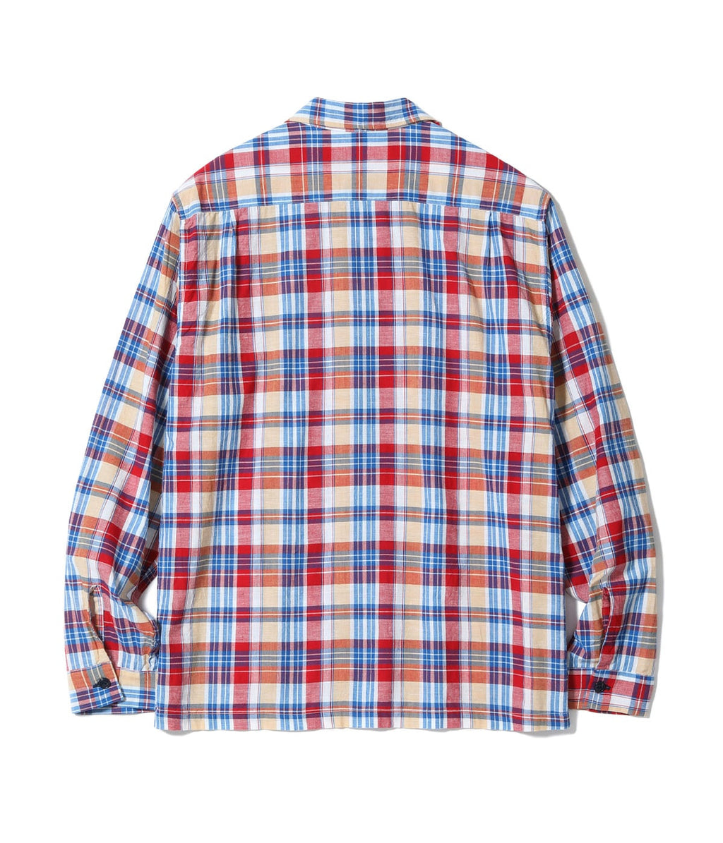 MADRAS CHECK OPEN SHIRT