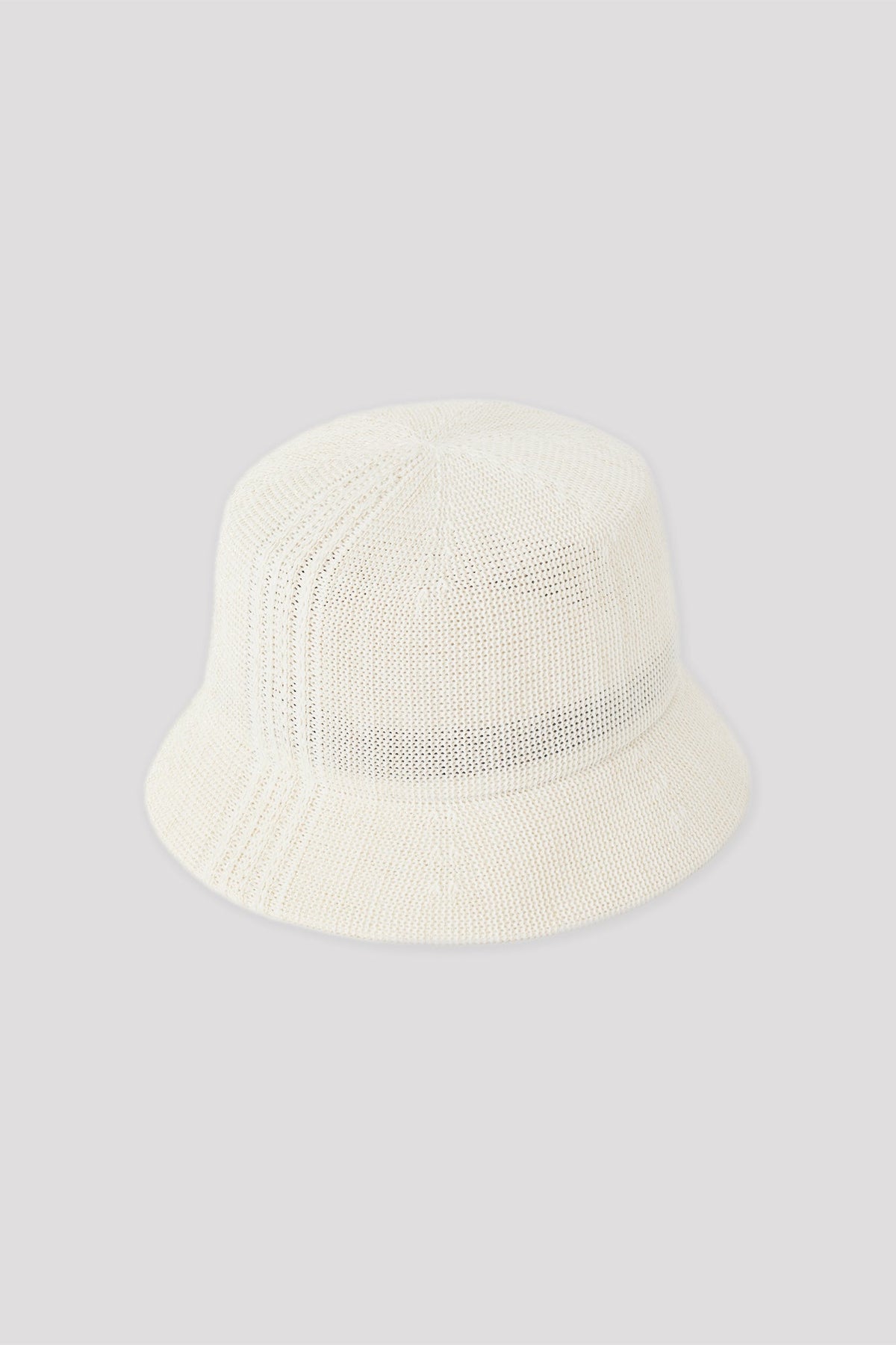 MESH KNIT GLITTER BUCKET HAT