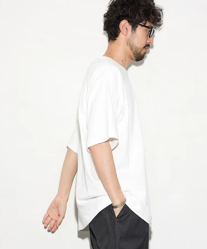 6 Ounce Front Logo Embroidered Crew Neck T-Shirt / One Point Design T-Shirt LEFT CHEST EMBROIDERY PSD