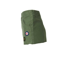 Noise Patch Military Low Rise Mini Skirt