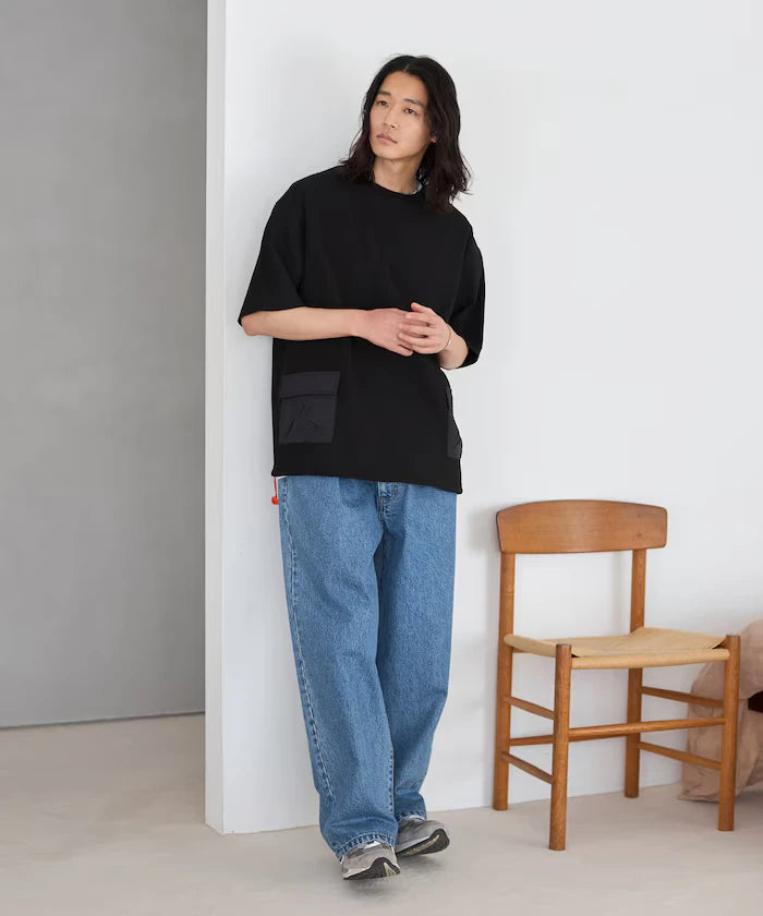 Side Pocket Spindle Tech Thermal Short Sleeve T-Shirt / Big Silhouette