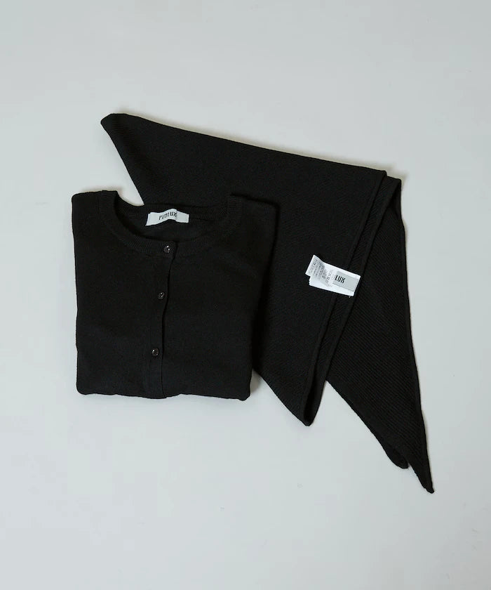Stole Set Crew Neck Cardigan Limited Edition