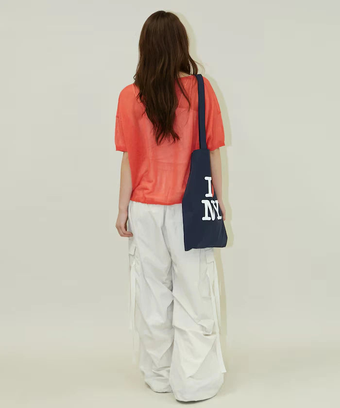 Washable Linen Hem Cord Summer Knit Cardigan Limited Edition