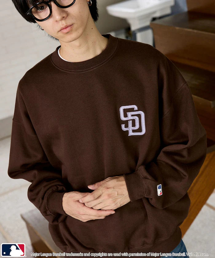 Custom MLB Fleece Crewneck Logo Sweatshirt Limited Edition