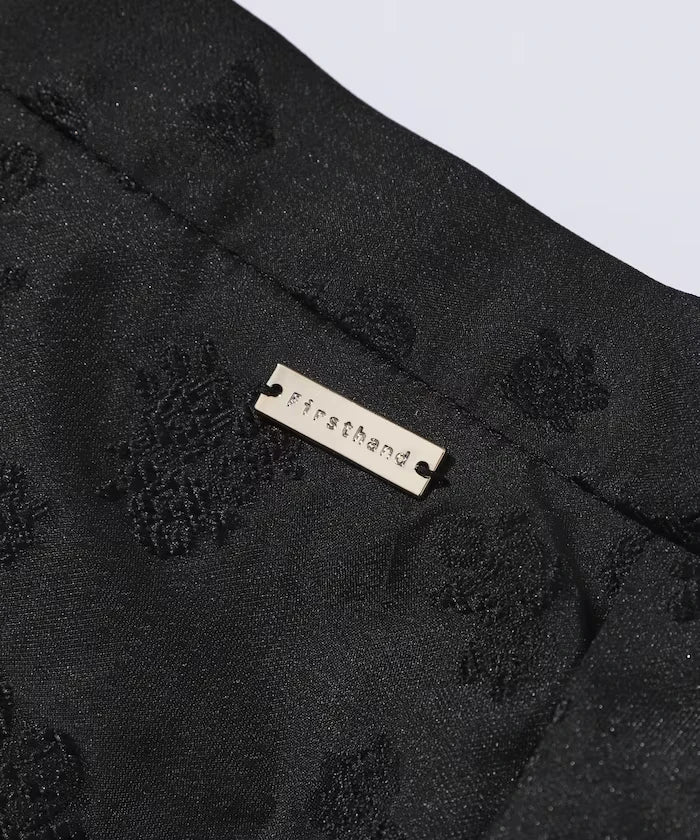 Flower Sheer Jacquard Cocoon Skirt