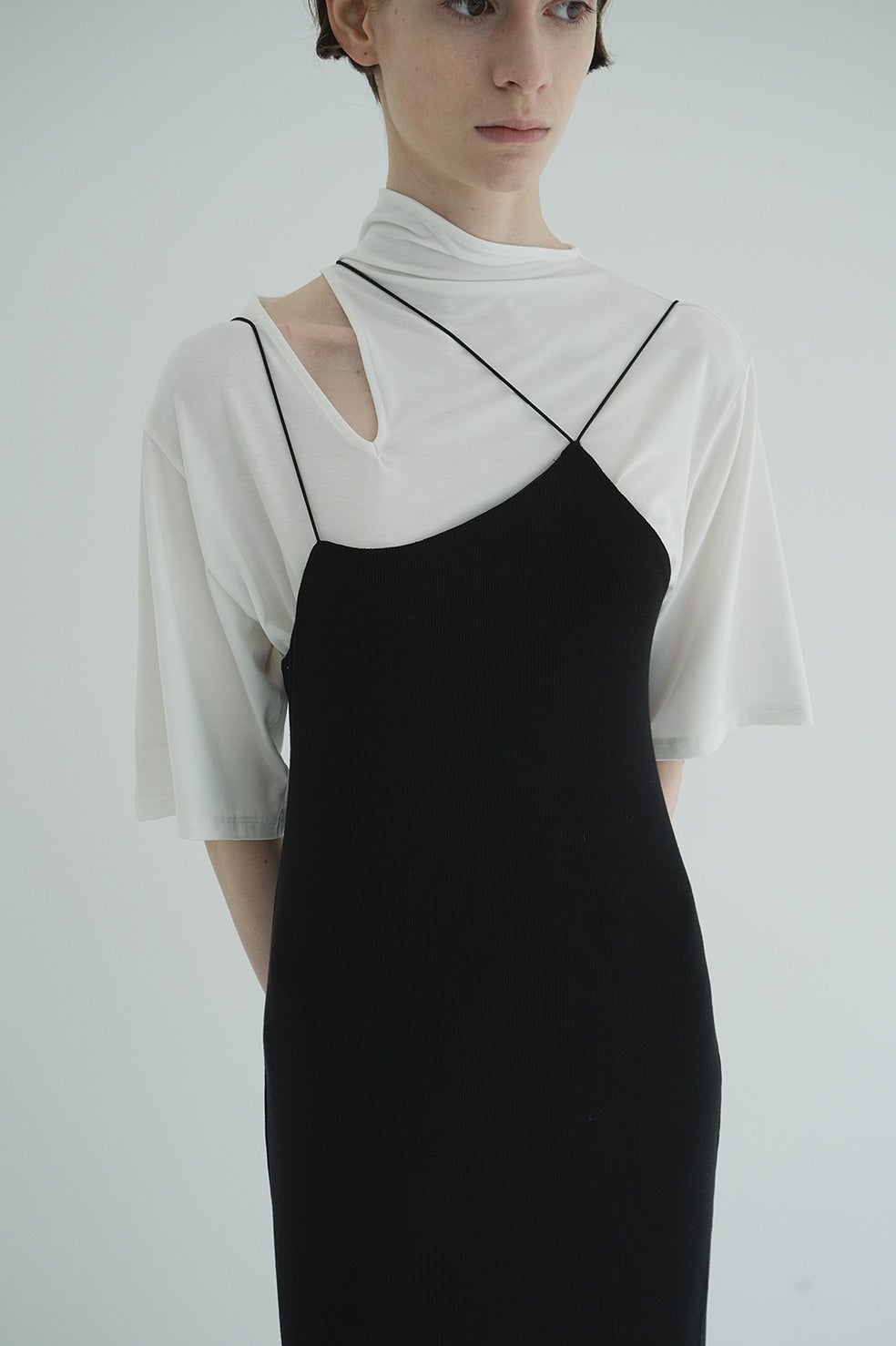 THIN CODE TIGHT RIB SKIRT