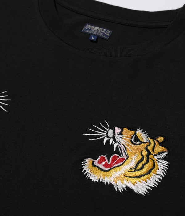 SUKA T-SHIRT EMBROIDERED “ROARING TIGER”
