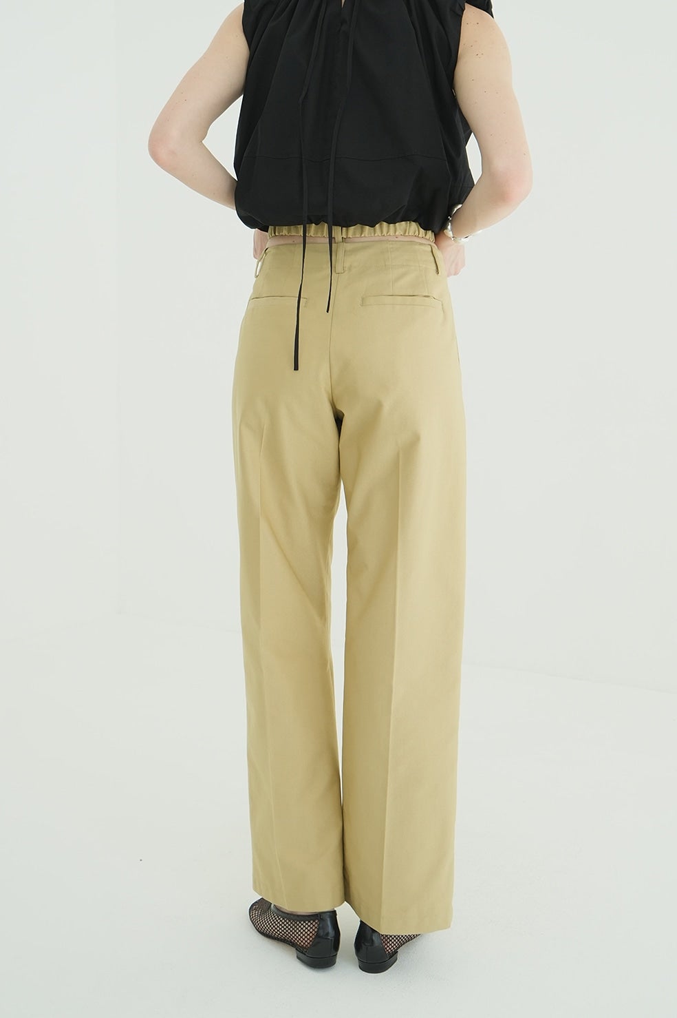 2WAY GATHER BELT PANTS
