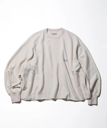 Wool Cotton Loop Back Sweatshirt