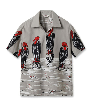 COTTON TYPEWRITER PULLOVER SHIRT “CONDOR”