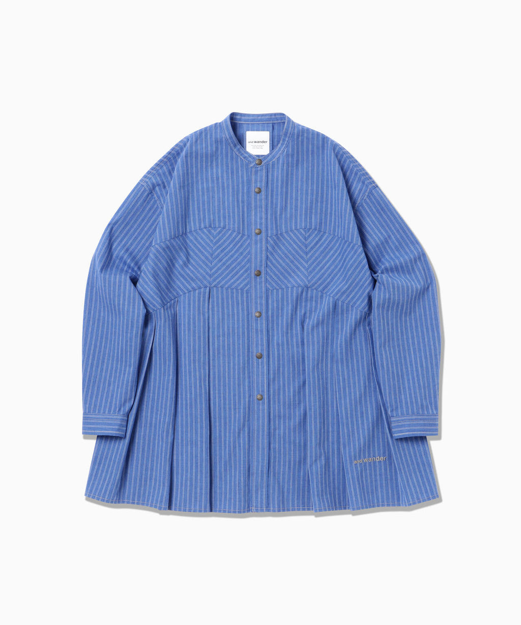 C/W stripe long shirt (W)