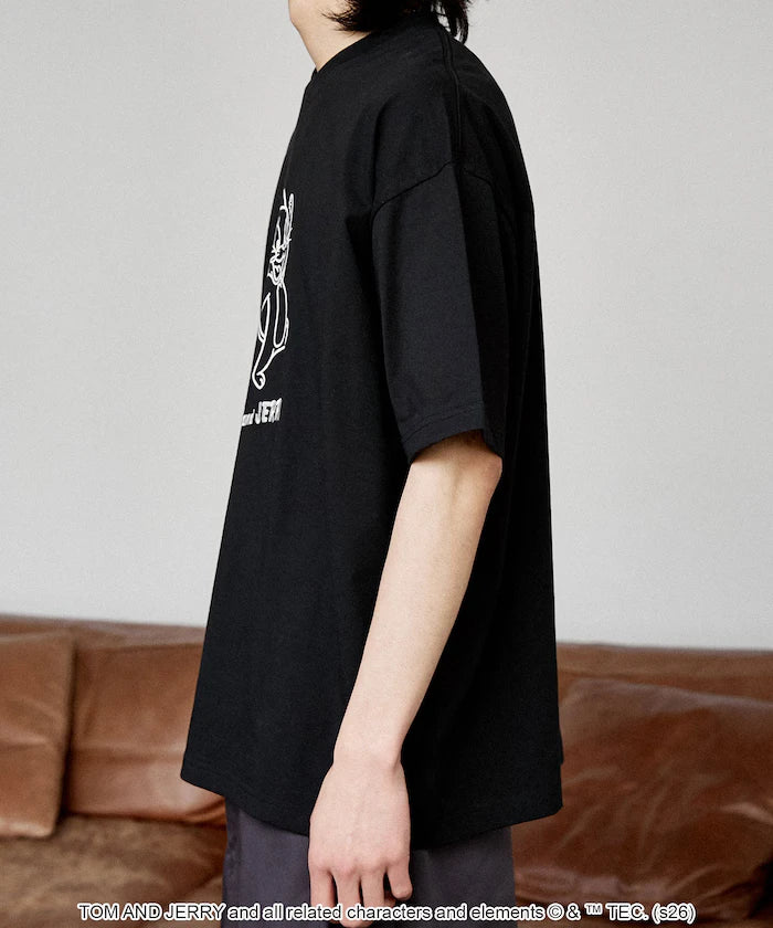 <Functional Material> TOM AND JERRY Graphic T-Shirt Limited Edition