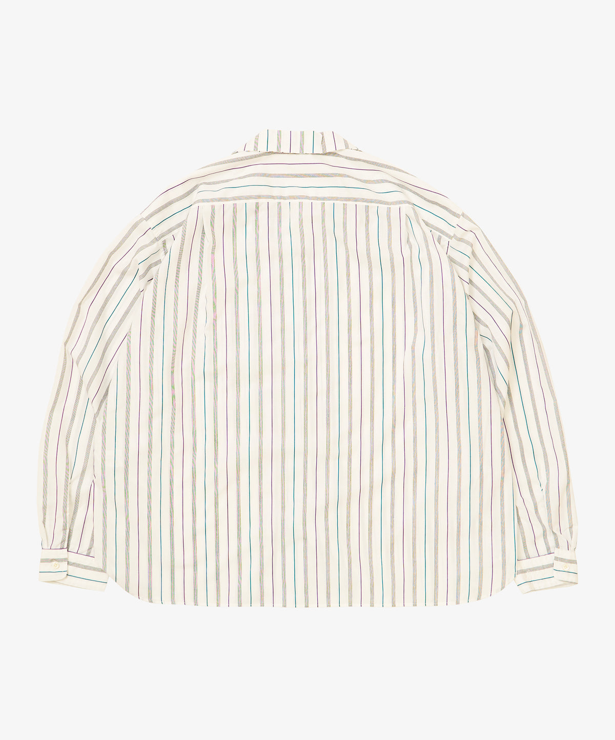 re-engineered overshirt long sleeve deadstock white stripe
